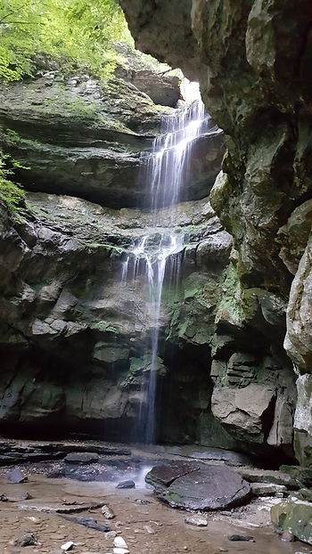 waterfall in middle tn