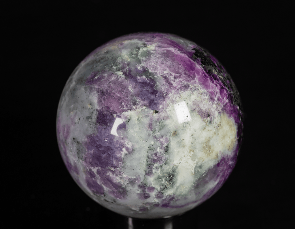 Very Rare Sodalite (Hackmanite), Leucophanite Sphere from Greenland