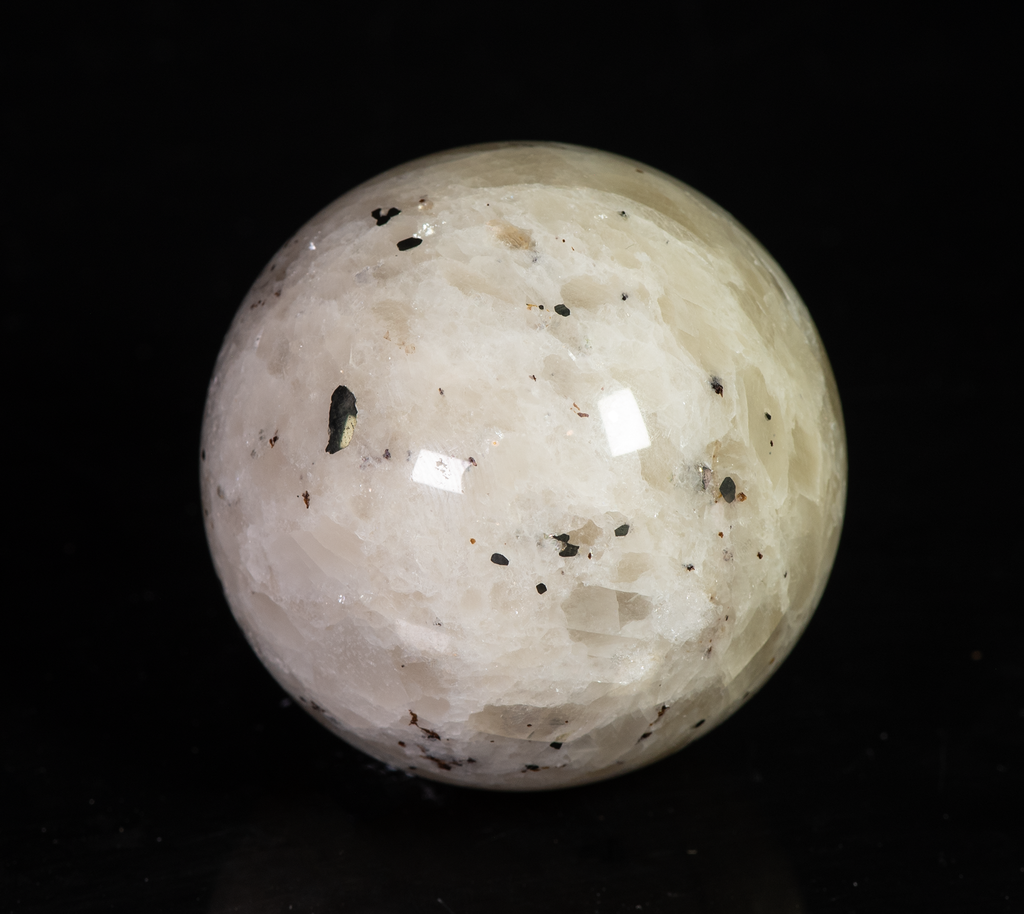 Marialite Scapolite, Calcite Sphere with Tenebrescence