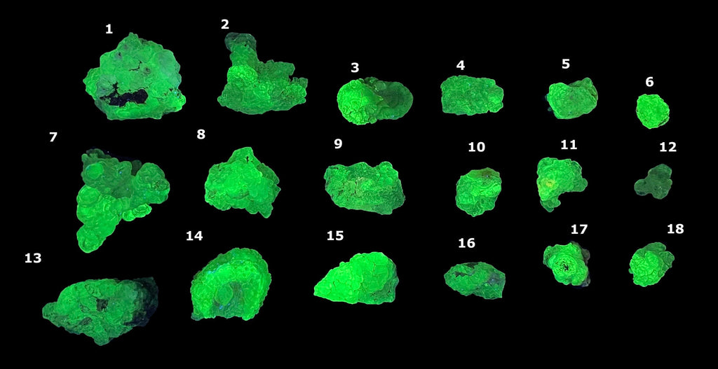 fluorescent green opal